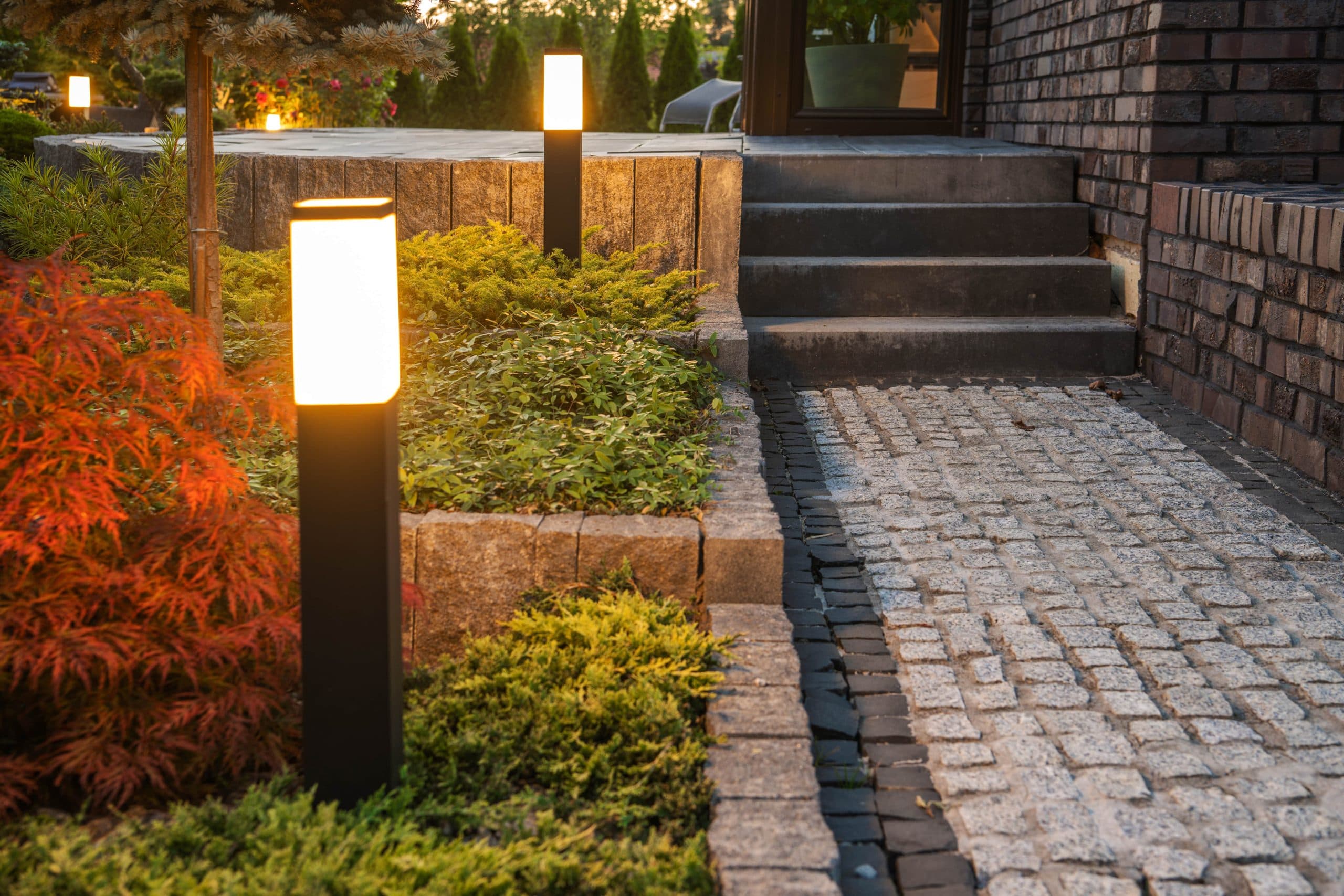 Éclairage extérieur jardin