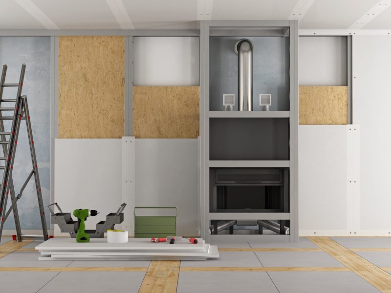 Plaques de plâtre maison rénovation rennes